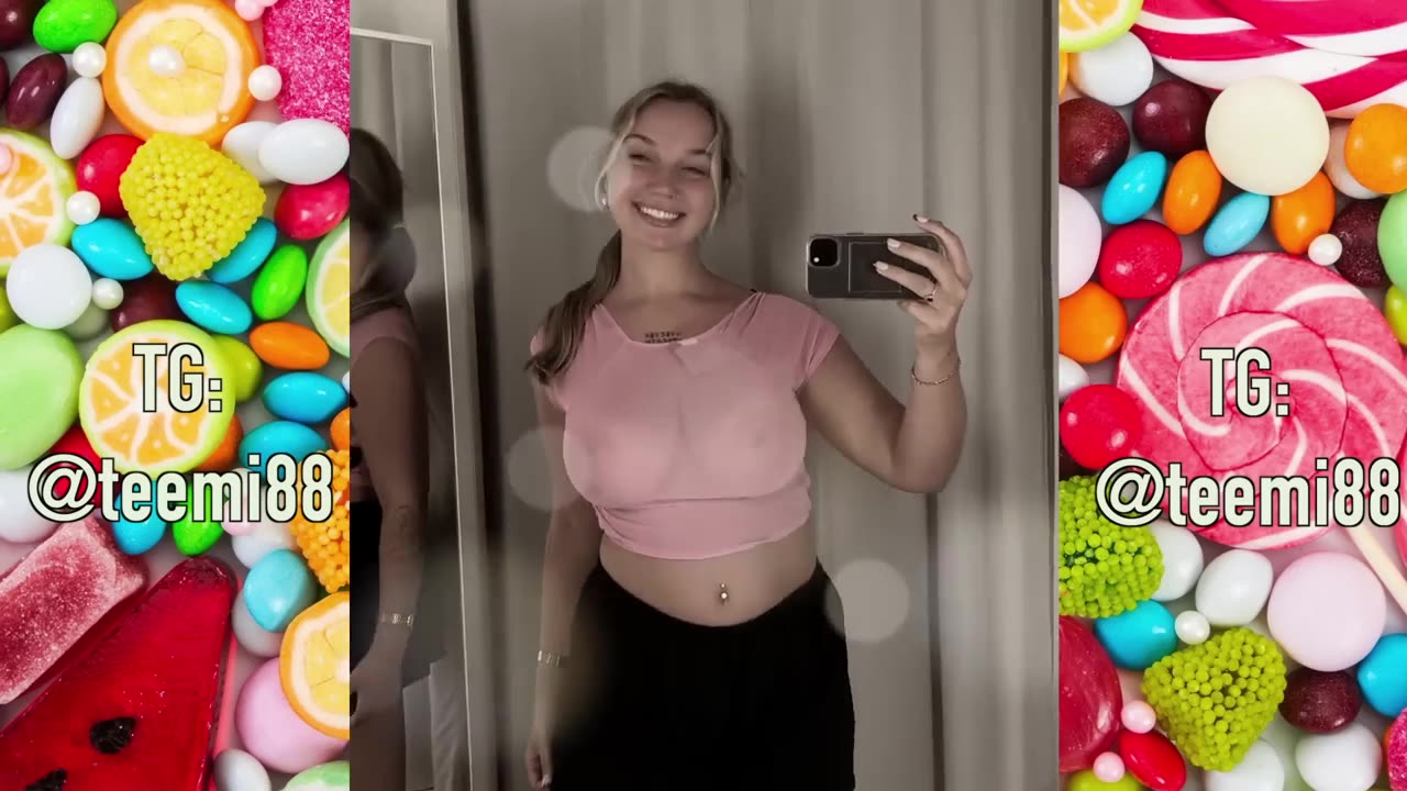 Tiktok Transparent Dress Challenge 🍌🍑 Girls Without Underwear 2024