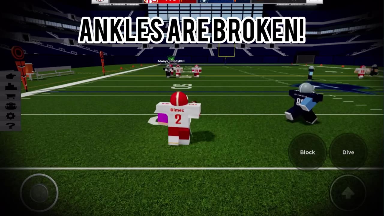 ANKLES BE CRAZY.