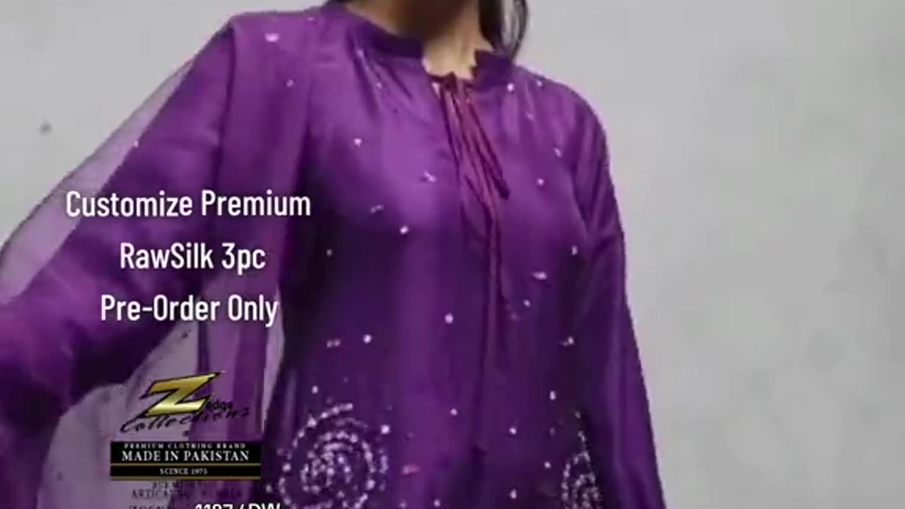 PREMIUM QUALITY RAWSILK 3PC (PRE-ORDER ONLY)