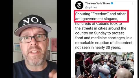 NYT Shouting the word FREEDOM is now anti government
