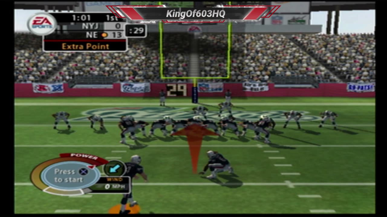 Madden NFL 2005 Franchise Year 1 Week 7 Jets At Patriots