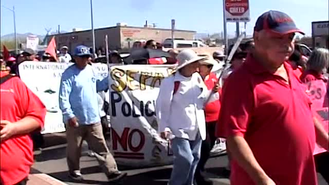 March 29, 2014 Cesar Chavez Rally and March in Tucson 2014 Part 3