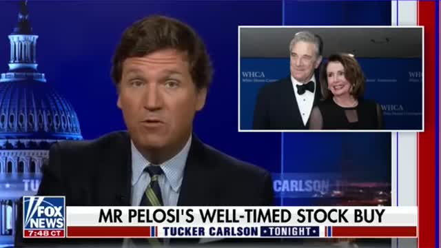 Tucker Carlson- How did Nancy Pelosi get so rich #shorts