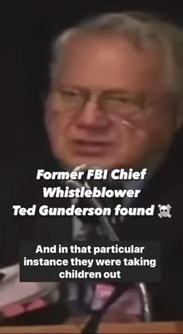 Ted Gunderson, former FBI Chief 1979 YouTube has erased him from existence☠️