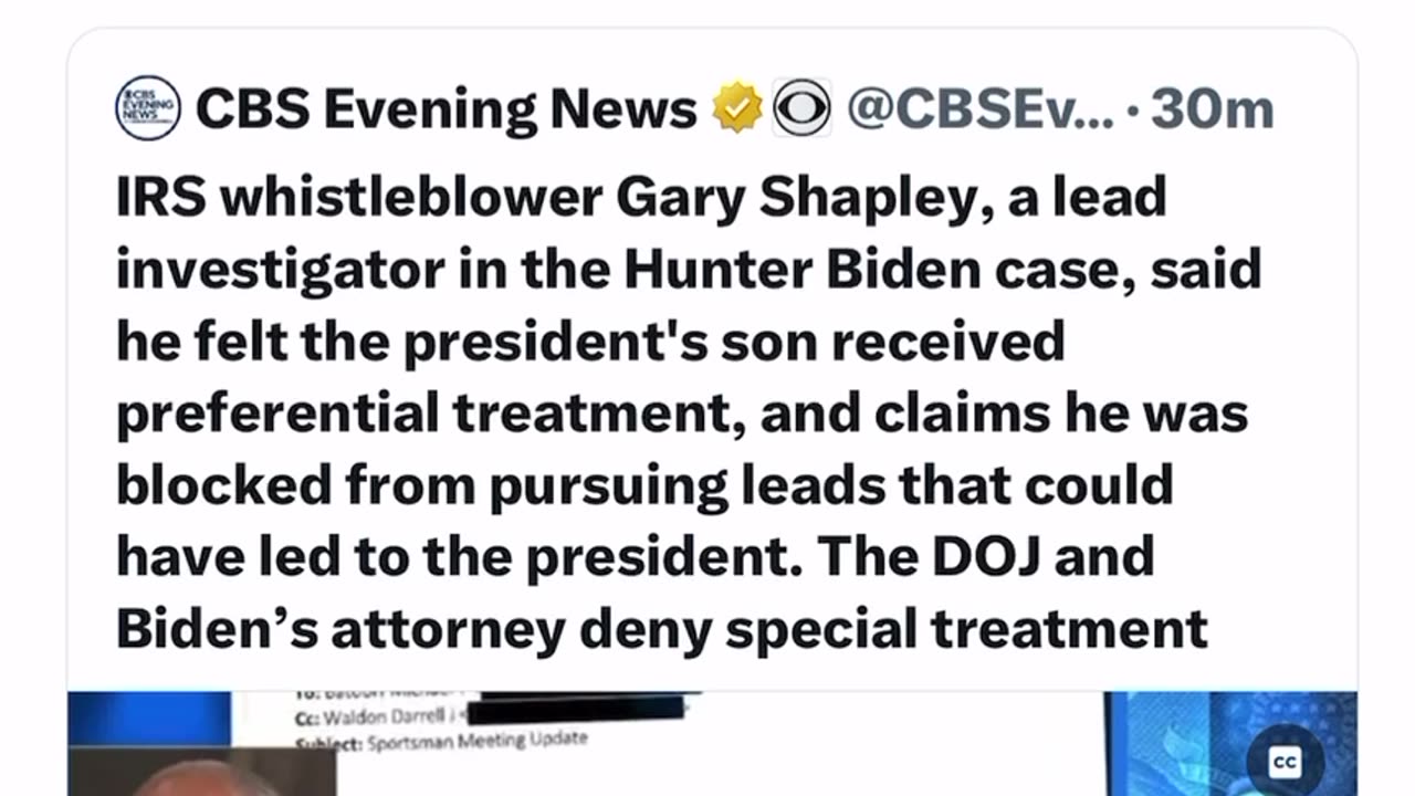 Hunter Biden sweetheart deal.