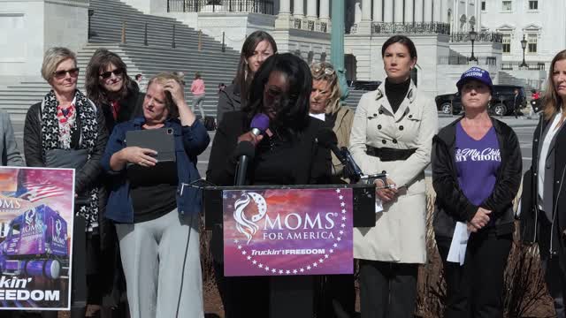 Truckin’ For Freedom Press Conference - Quisha King, Executive Director, Moms for America