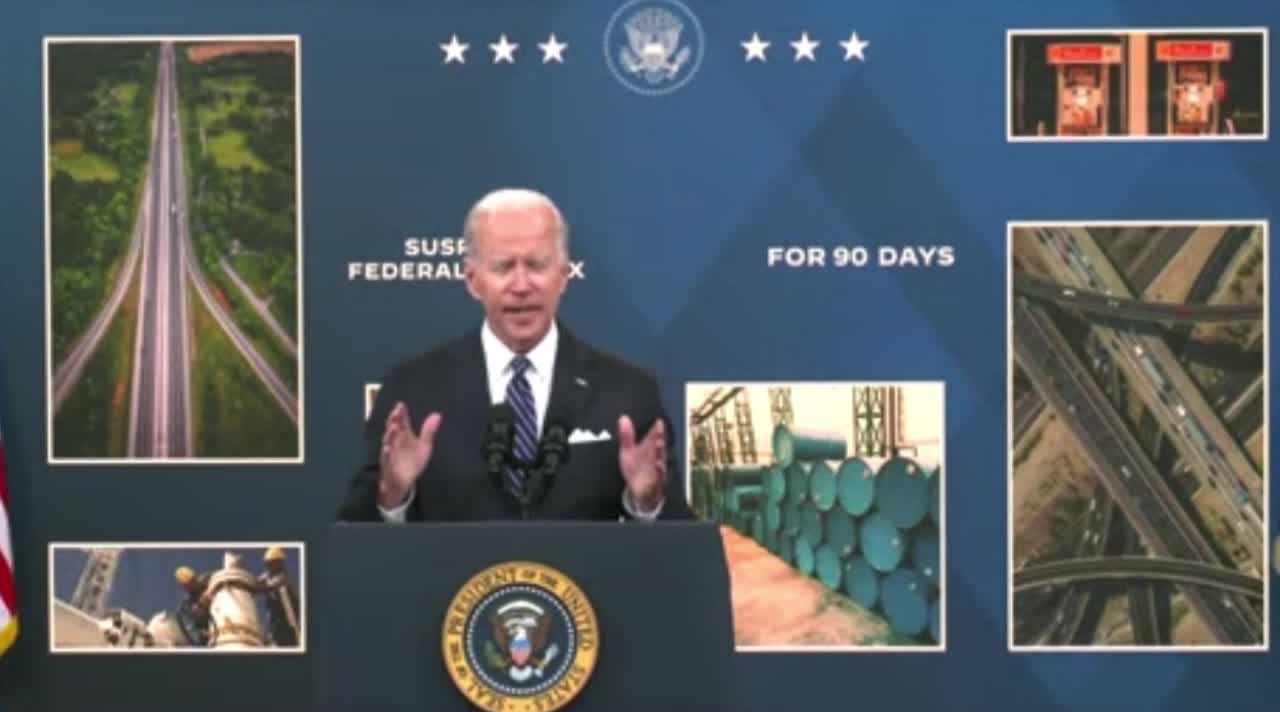 Biden Calls on Congress to Suspend Federal Gas Tax