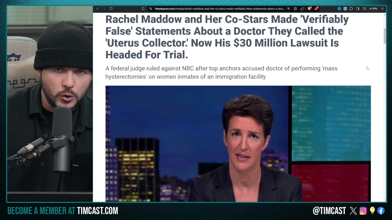 Rachel Maddow & MSNBC SUED FOR $30M Goes To Trial, They LIED About Trump Immigration AND GOT CAUGHT