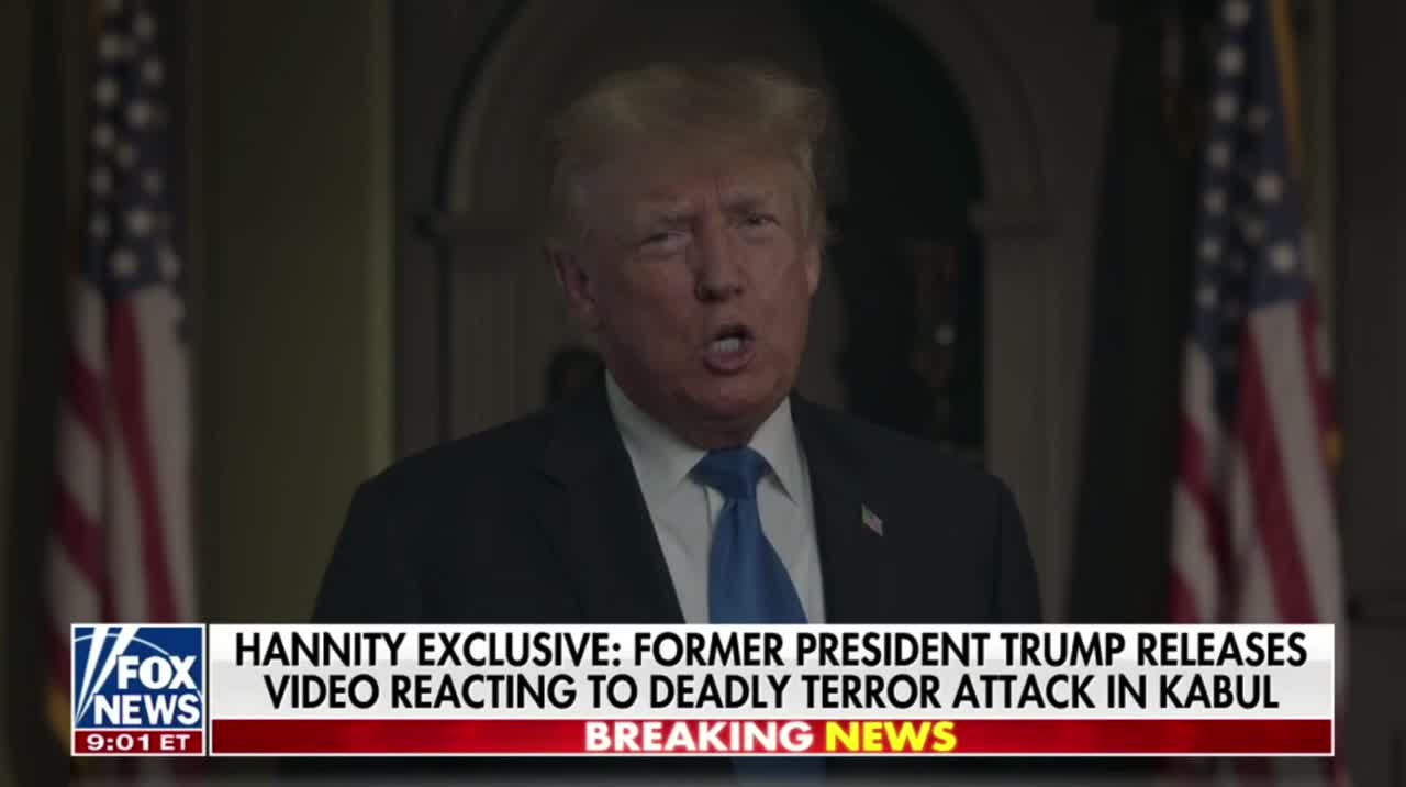 Trump releases statement on the tragedy in Afghanistan