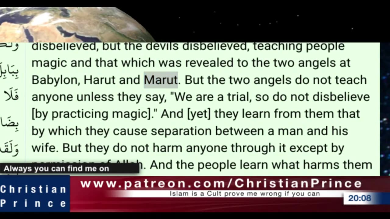 Is Islam and Satanism both monotheistic religion? | CP debates Muhammad (Md. Hijab's slave & BFF) |