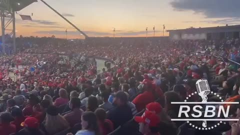 Look at this turnout for President Trump in Macon, GA. 🔥🔥