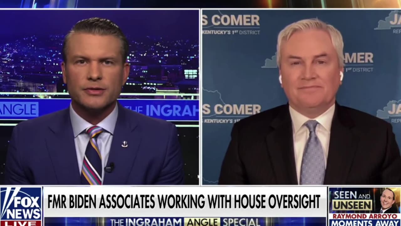 James Comer Demolishes The Biden Crime Family With Clear Evidence