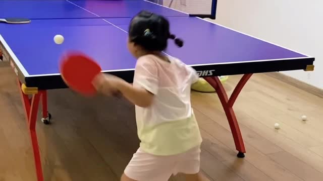 Little Champ Future Star of Table Tennis