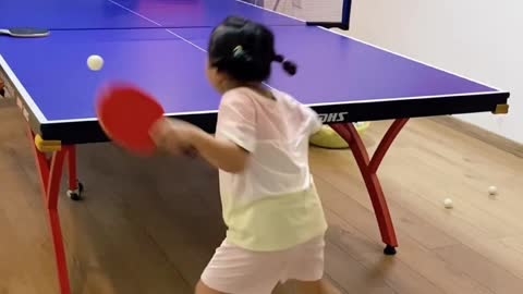 Little Champ Future Star of Table Tennis