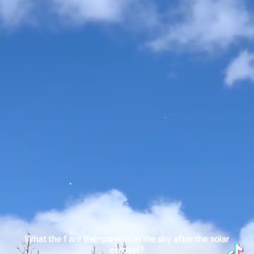 What are those "sparkles" after the solar eclipse?