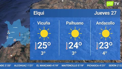 EL TIEMPO EN LA REGIÓN - MIÉRCOLES 26 DE JULIO