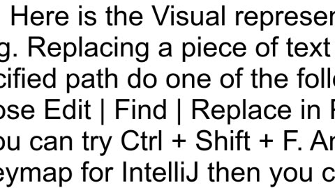 Find and Replace symbol for whole project intellij