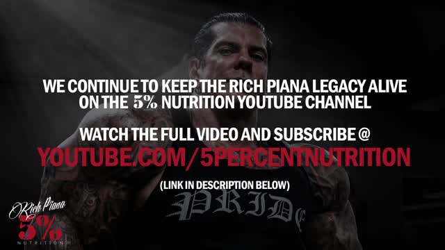 RICH PIANA TRIBUTE OFFICIAL 1 YEAR MEMORIAL