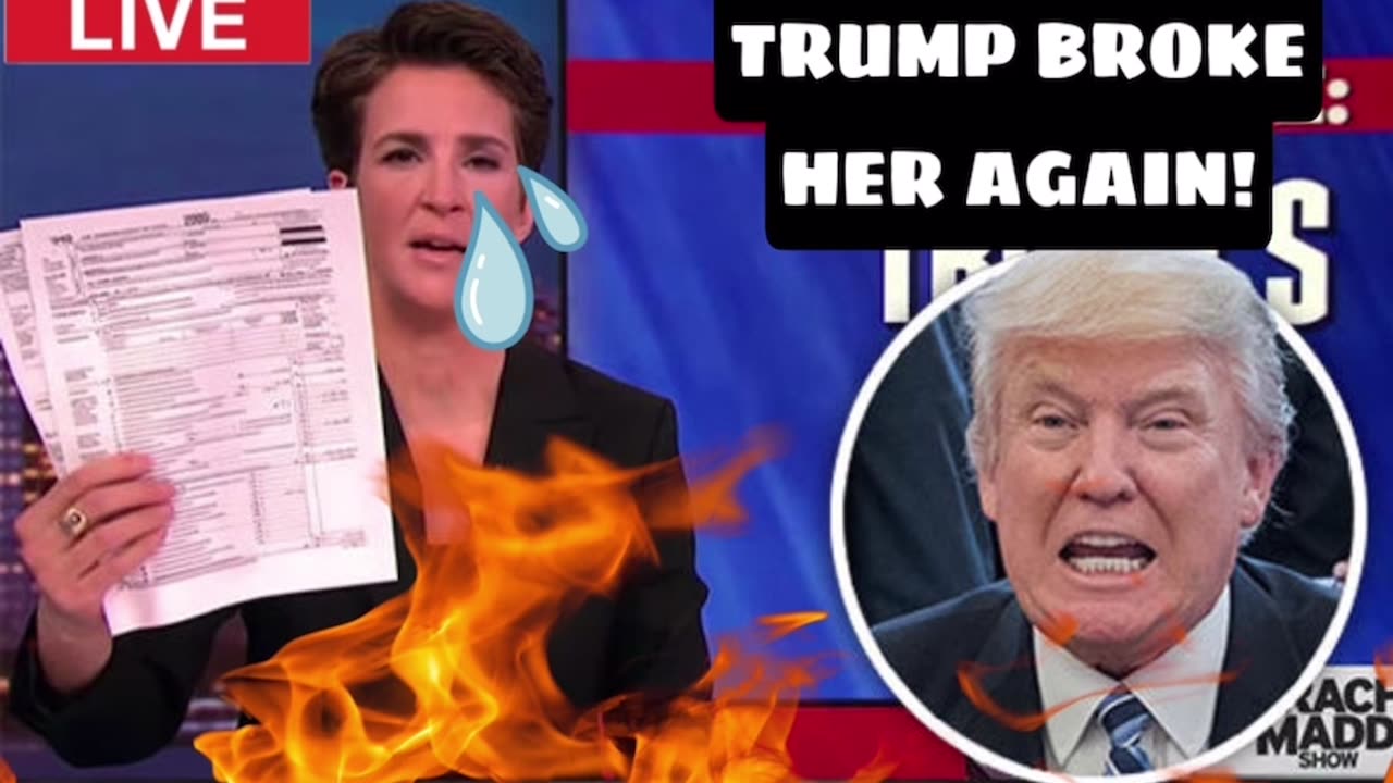 RACHEL MADCOW LOSES HER F*CKING MIND OVER TRUMP..AGAIN