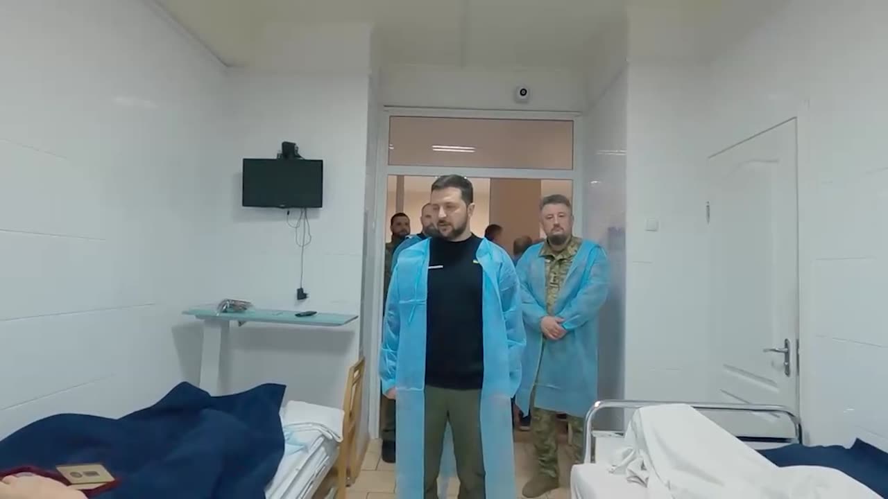 Zelenskiy visited medical institutions of the Kharkiv region