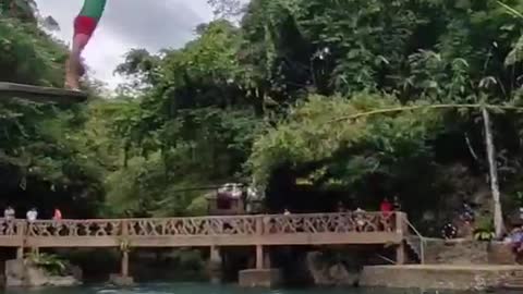Nice diving...