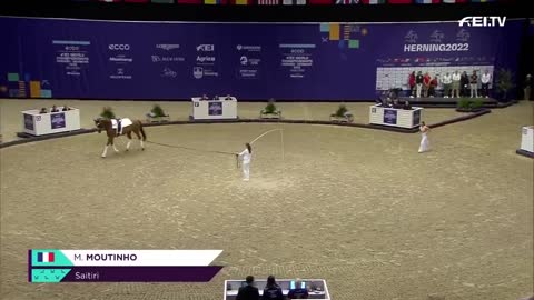 Manon Moutinho is the new WORLD CHAMPION | ECCO FEI World Championships 2022