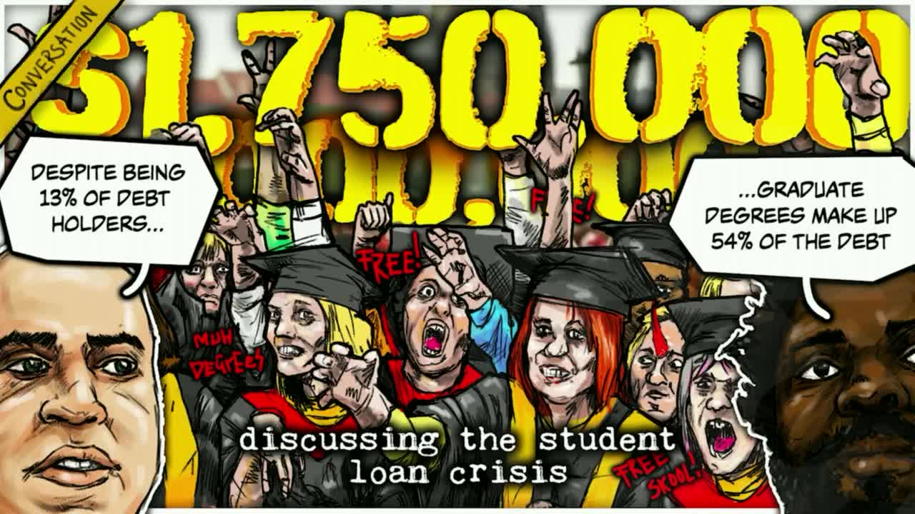 “Just $10,000”?! | Discussing $1.75T student loan debt clip
