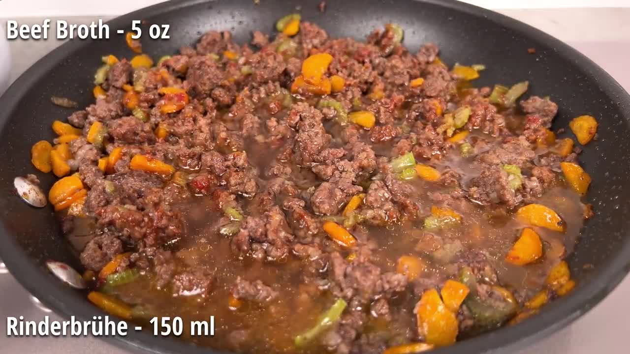我丈夫最喜欢的食谱!肉末意大利面!简单而令人难以置信的美味!