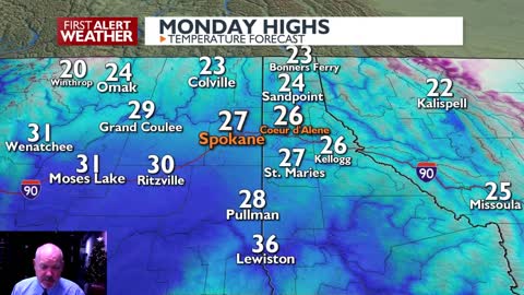 Morning Snow Showers to Cloudy Afternoon