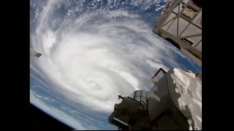 HURRICANE FRANKLIN IS SEEN FROM THE INTERNATIONAL SPACE STATION