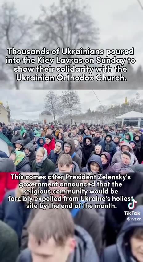 Ukrainians show Solidarity with Ukrainian Orthodox Church
