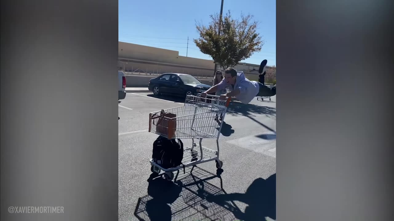 HE FLOATS THRU WALMART MAGIC TRICK!!