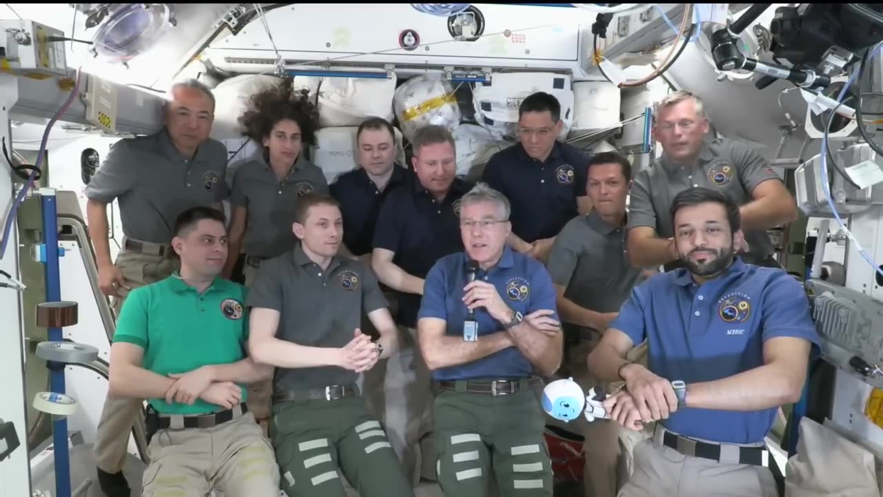 Expidition 69 NASA space x crew- 6 space station farewell remarks- aug 31