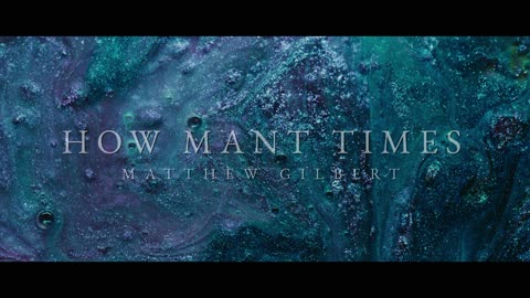 How Many Times - Matthew Gilbert (Lyric Video)