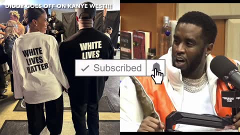 DIDDY GOES OFF ON KANYE WEST WHITE LIVES MATTER T-SHIRT “THEY STILL FLOOD THE HOOD W/ DRUGS & GUNS!”