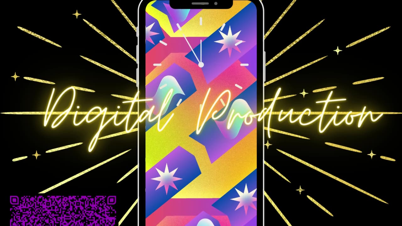 Glowing lights phone wallpaper