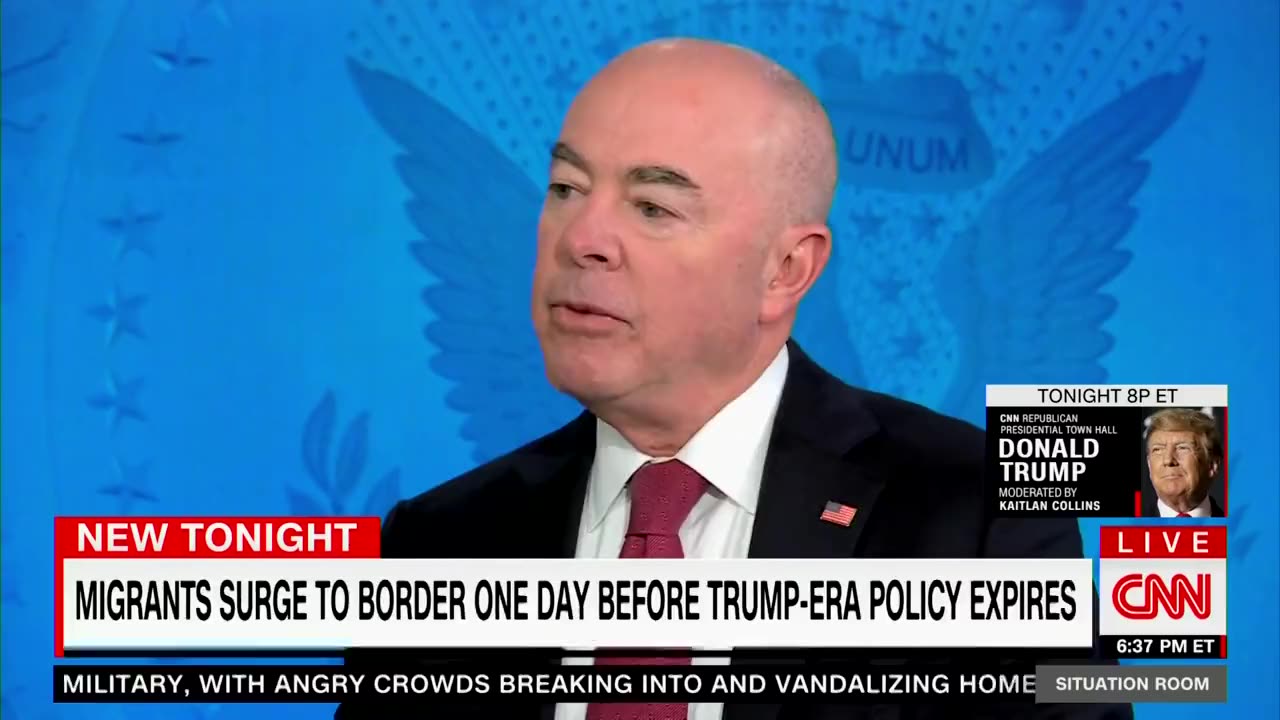 Biden now acknowledges that the border is 'going to be chaotic for a while.' Is he implying...