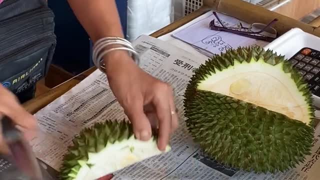 Expensive Durian Cutting | Thai Street Food #shorts