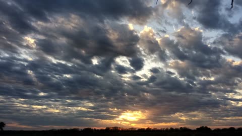 Cloud in sky moving