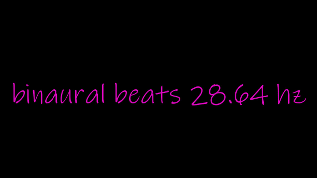 binaural beats 28.64 hz