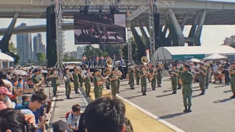 SAF Band Perform Dynamite by BTS