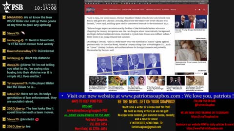 2022-02-22 09:10 EST - Straight Shootin': with Thumper