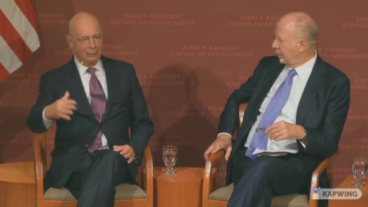 Klaus Schwab despre tanarul Trudeau, premier al Canadei, bursier al Marii Resetari