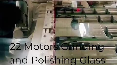 22 Motors Grinding and Polishing Glass Double Edger Machine Seaming Machine Edging Machine