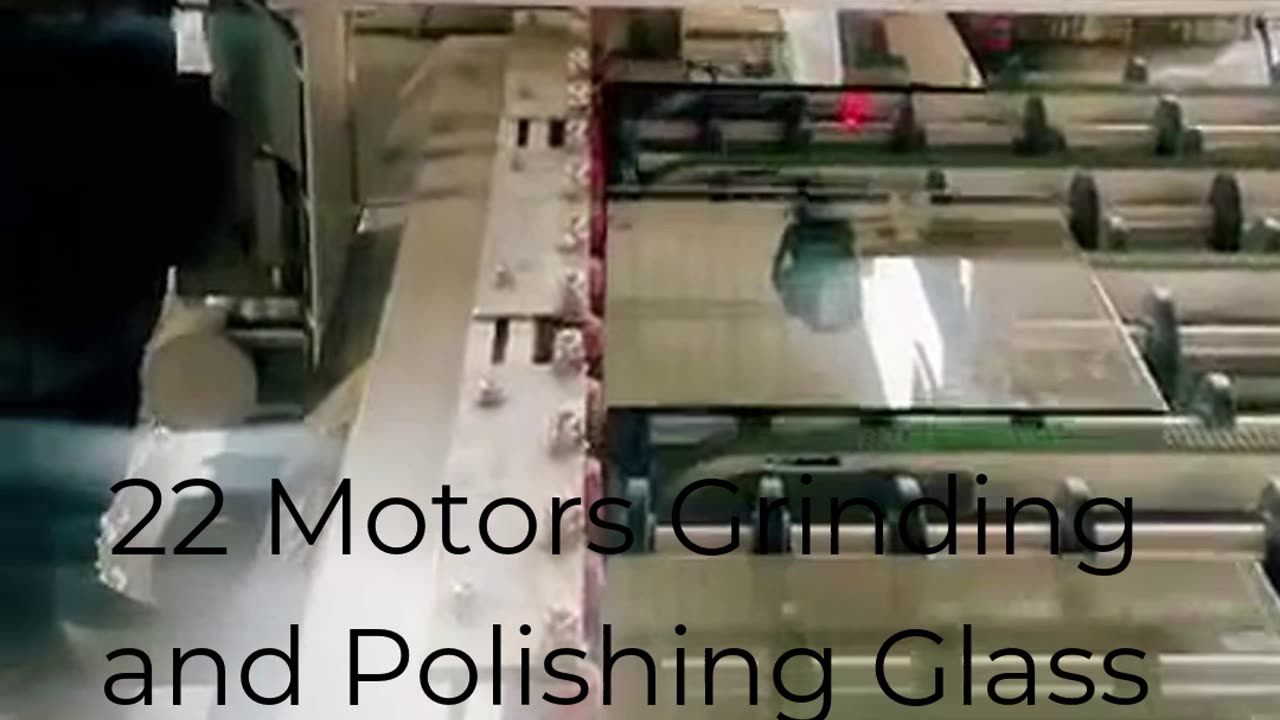 22 Motors Grinding and Polishing Glass Double Edger Machine Seaming Machine Edging Machine