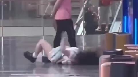 Asian Girl Throws Public Tantrum