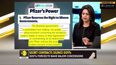 WHAT'S IN THE PFIZER CONTRACTS? SHOCKING!