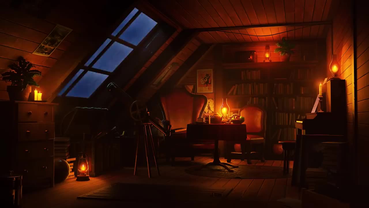 Thunderstorm with Heavy rain Sounds for Sleep, Study and Relaxation - The Hideout Ambience 3 Hours