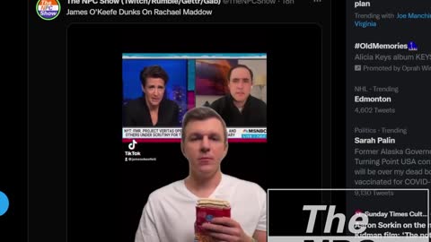 James O'Keefe Dunks On Rachael Maddow