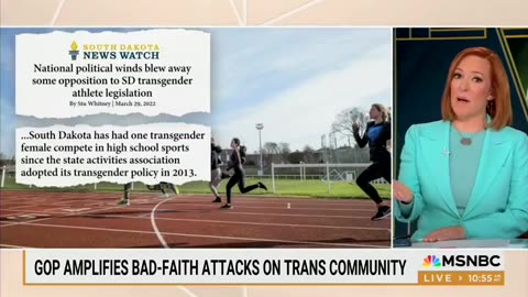 Psaki Tells Dems Not To ‘Yield To Manufactured Panic’ Surrounding Transgender Athletes